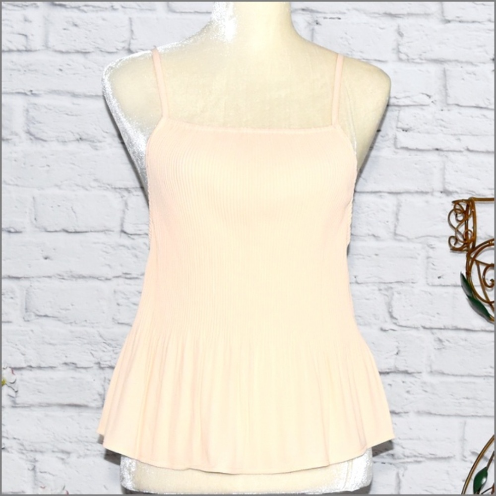 ❣️ESLEY Lacy Pleated Cami #26e03p06a014b2ll10 - Picture 2 of 7